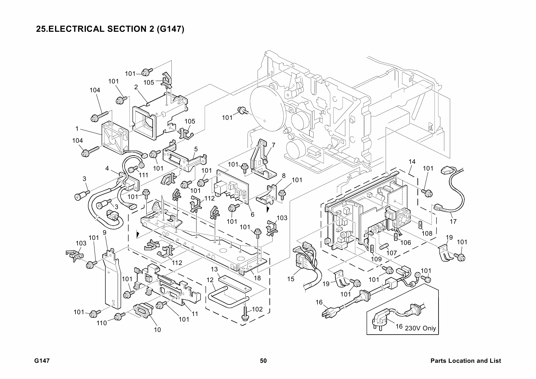 RICOH Aficio SP-8100DN G147 Parts Service Manual-6